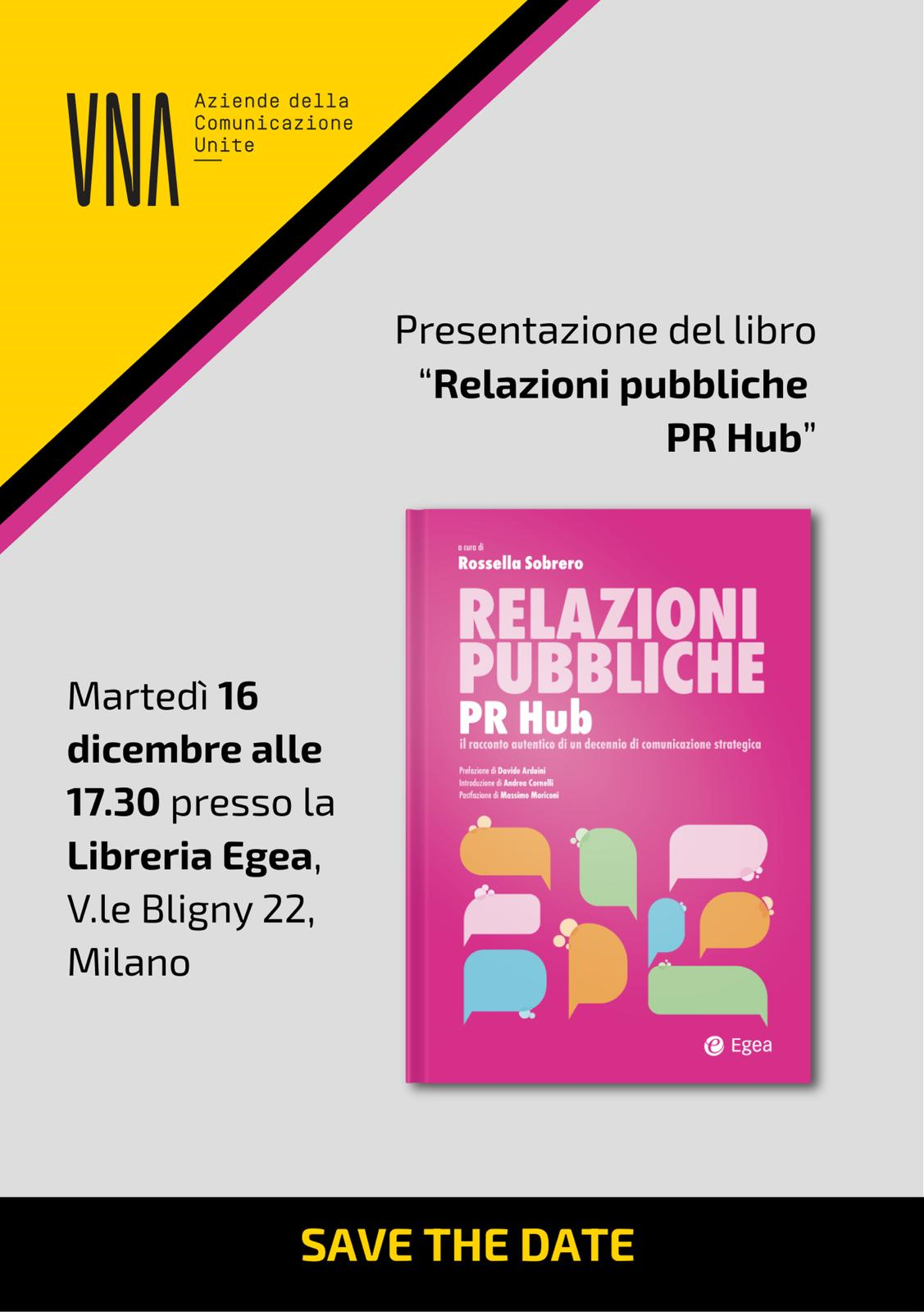 Presentazione del Libro Relazioni Pubbliche PR Hub